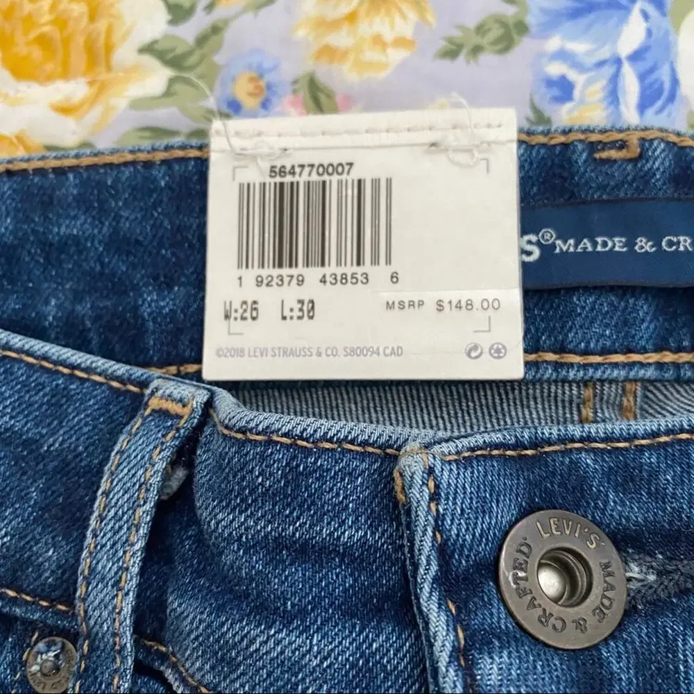 Levi’s Premium 721 High Rise Skinny Jeans size 26